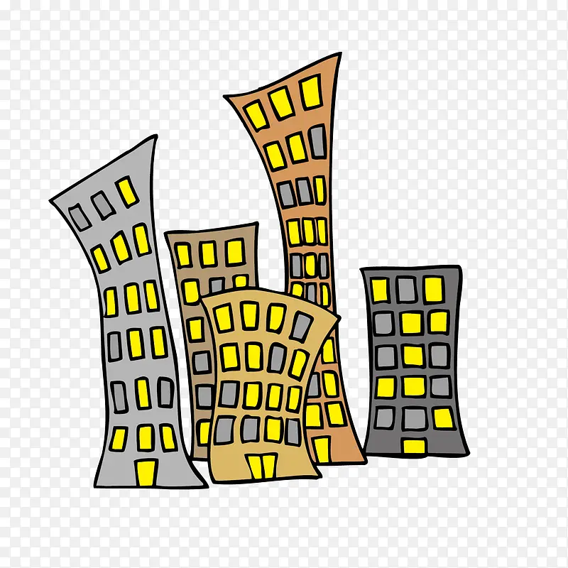 ��ͨ����¥���羰�廭ʸ��-������