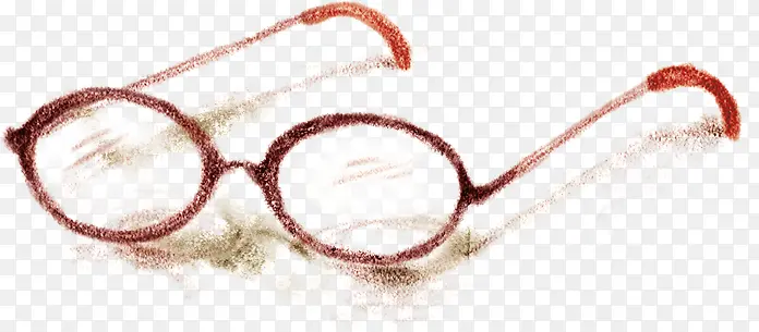 ��ɫ����Բ���۾��ֻ�廭-������