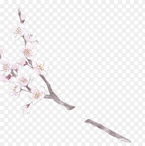 ��ɫ��֦�ֻ�廭-������