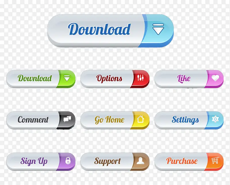 ��ҳ���ذ�ťUiʸ���ز�-������