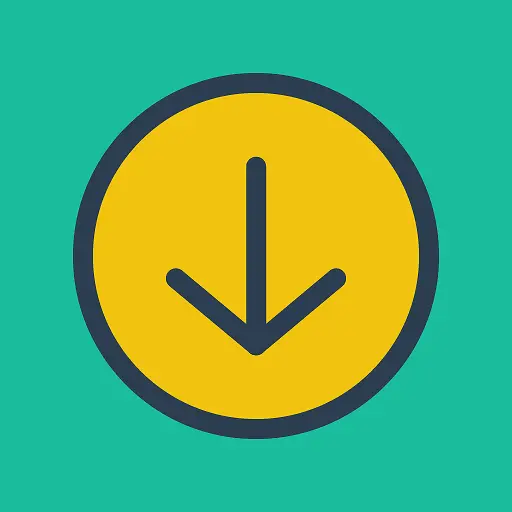 ���ذ�ťThin-Download-icons-������