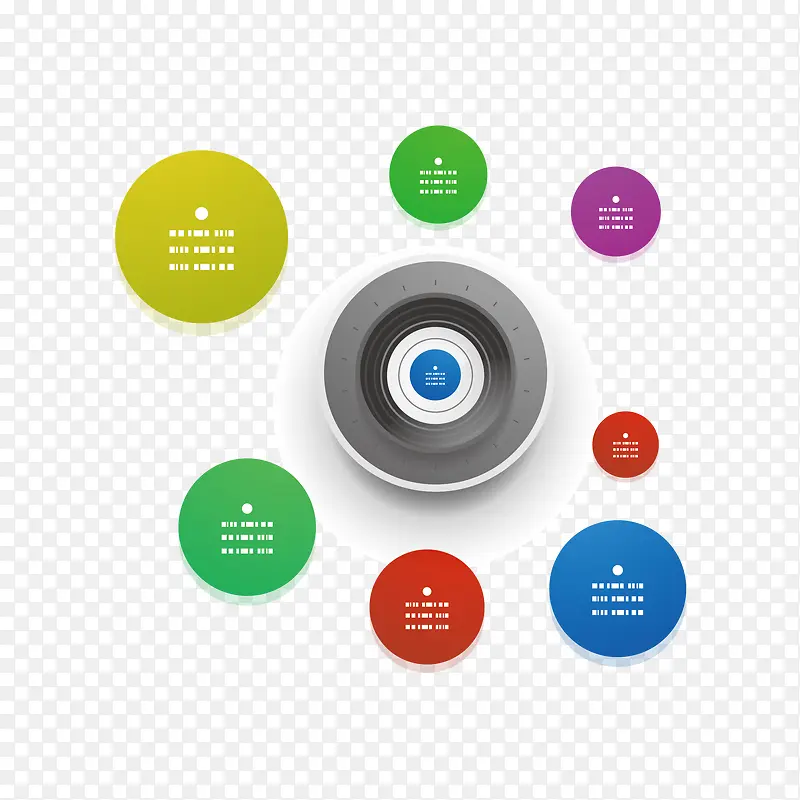 ʸ����ɫԲ����Ϣͼ-������