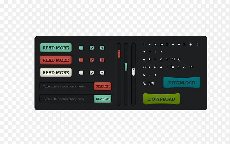 ��ҳ����һ�鰴ť-������