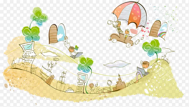 ��ͨ���в廭ʸ��ͼ-������