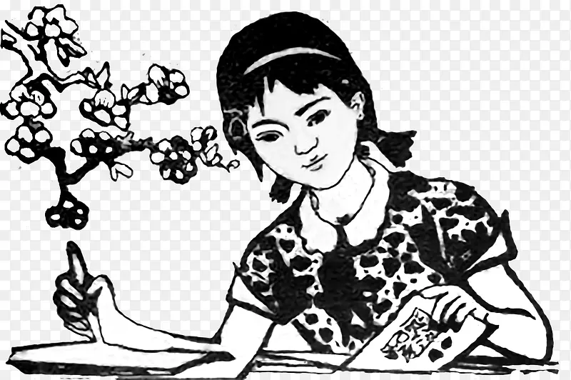 ���ı�Ů��д�ֲ廭-������