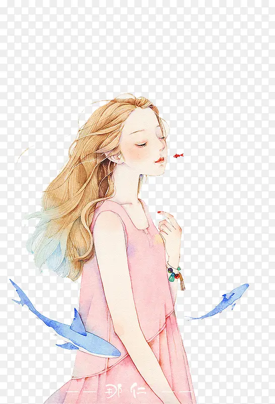 ���·�ɫ��Ů�廭-������