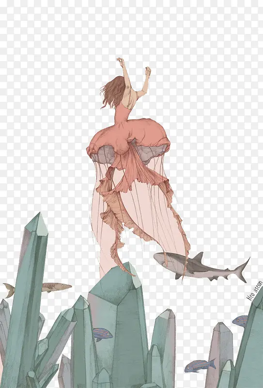 ���¿�ʯ��Ů�廭-������