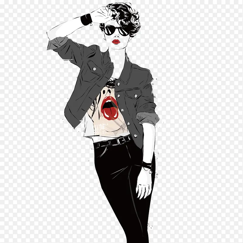 fashion girl�廭-������