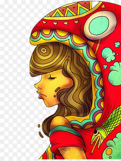 ������ɫ�廭-������