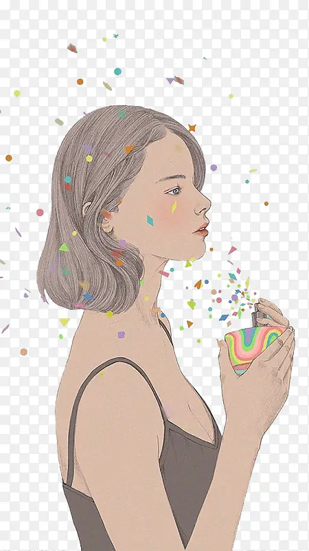 �ֻ�Ů���廭�ز�-������