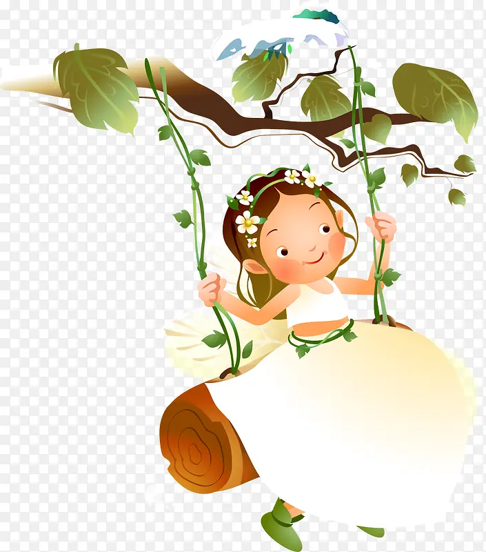 Ů����֦��ǧPNGʸ��Ԫ��-������