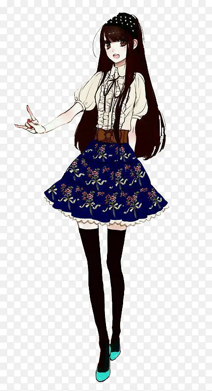 ��ͨ�廭Ů-������