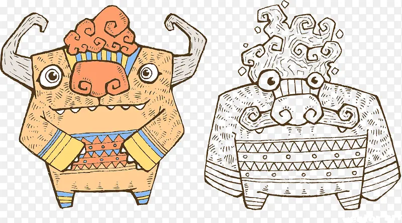 ʸ����ͨţ�廭-������