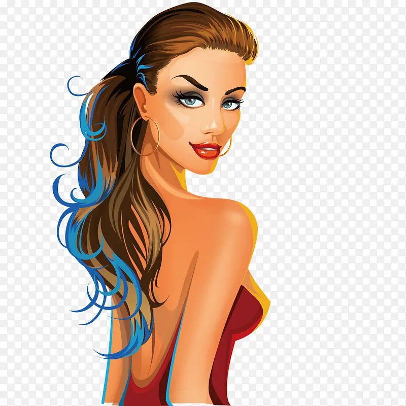 �Ը���Ů�廭-������