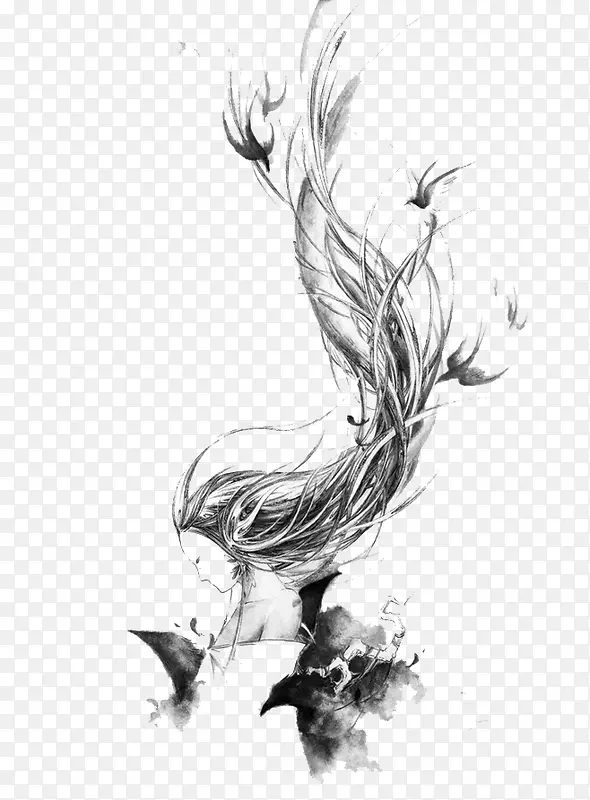 ��ɫ��֦ͷ����Ů-������