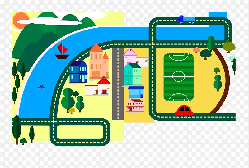 ʸ����ƽ�廭������ɫ-������