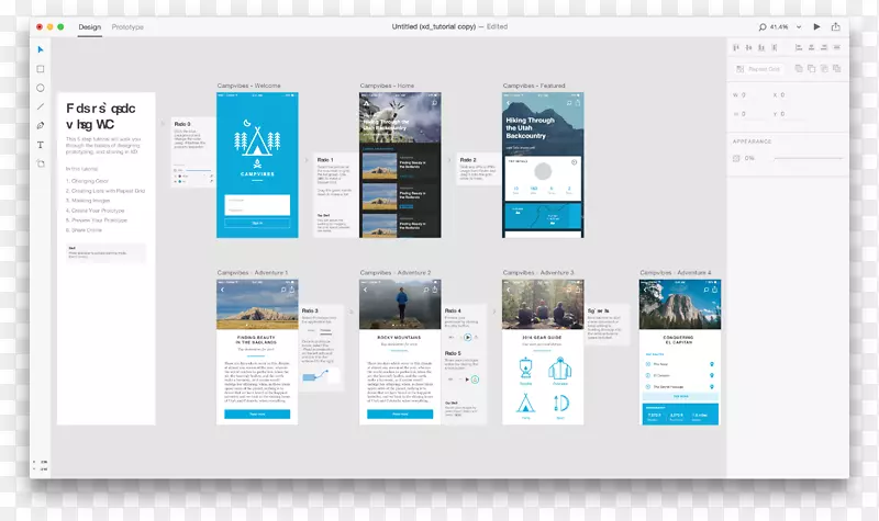 AdobeXD�û��������ԭ�Ͳ�ͼ-��������ʼ����ť-������