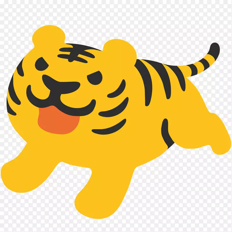 Emojipedia Tiger Noto�������-Tiger-������