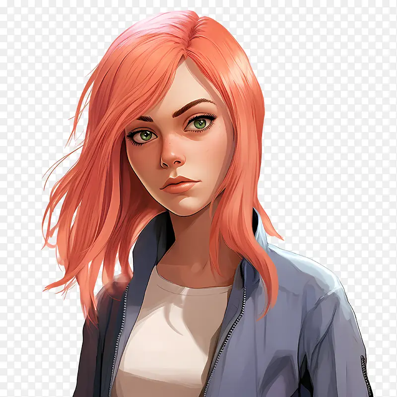 �����Գ��ֽ�ɫ-�����Գ��ֽ�ɫ�ۺ�ɫͷ����ɫ�п˰׳������۾�-������