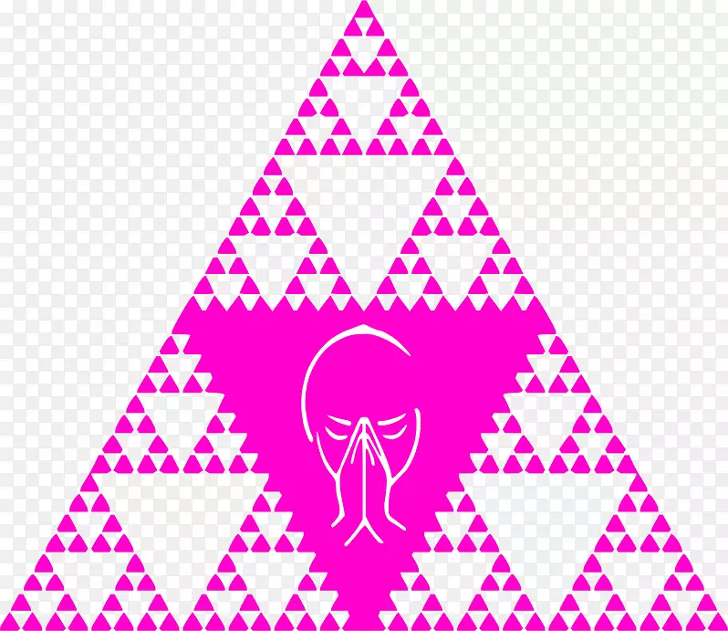 ����Sierpinski�����λ������Ǽ�������.�ۺ�ɫ������-������