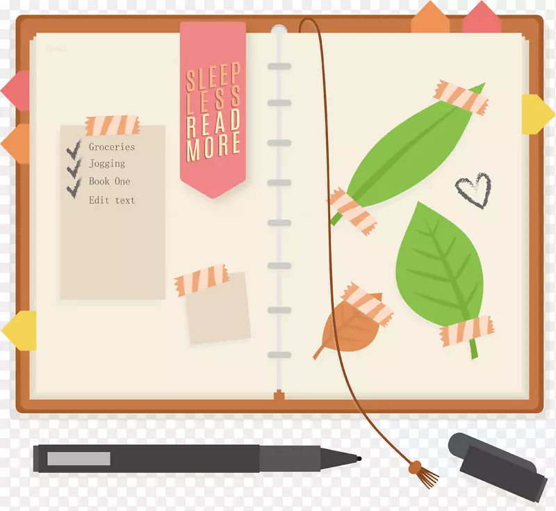 �ʼǱ�������ǩͼ��-�򿪵��鼮���-������