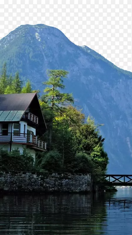 Hallstatt��Ȼ��Ӱ������Ա�ֽ-ɽ����-������