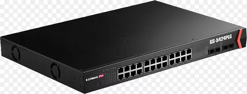 ͨ����̫������ǧ��λ��̫��edimax 24�˿�ǧ��λPOE+��С����ʽ���ӿɲ���շ�����Դ������4 Sfp��ۣ�web���ܽ�����GS-5424 plg-�˿�-������