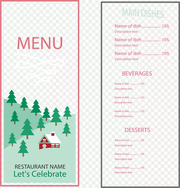 �˵�����ʳƷ-�������ղ˵�ģ��-������