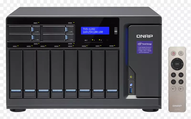 Ӣ�ض�qnap����-1282t����洢ϵͳqnap-nas dt tv-1282t-i7-64g 12bay 3 4 ghzqc 64gbdr 4 4xgbe 2 xthb 5 xusb3.0 in-intel-������