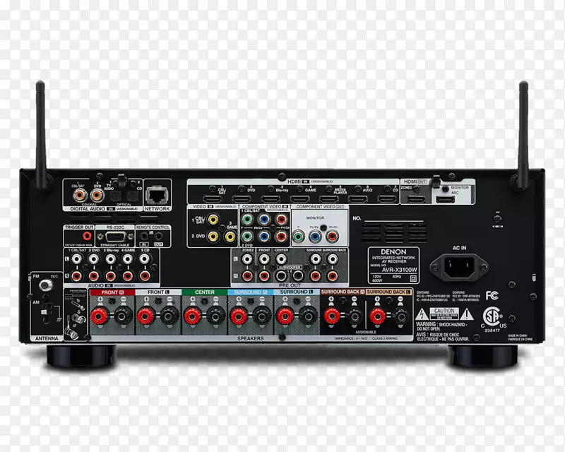 AV���ջ�Denon AVR-x3100 w��Ƶ���ߵ���ջ�-������