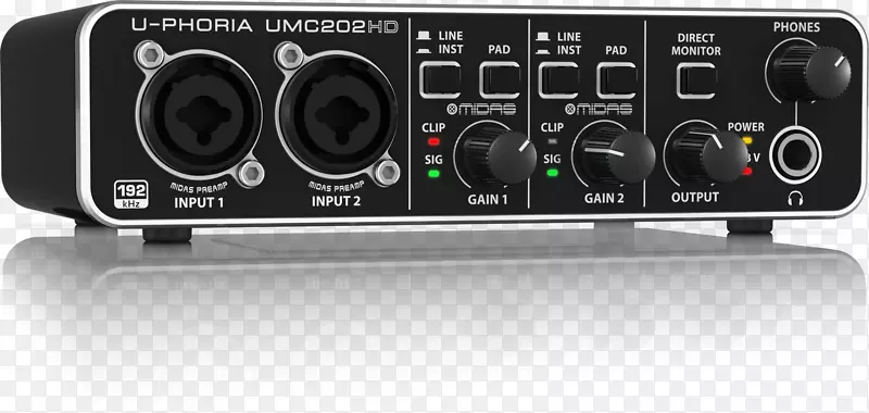 Behringer u-phoriaumc404hd��������Ƶ������usb-usb-������