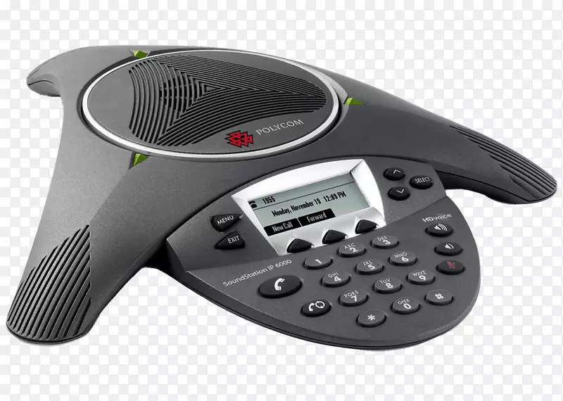 Polycom ip6000����绰��AC��Դ��802.3af��Դͨ����̫��Polycom����վ6000�绰����绰-������