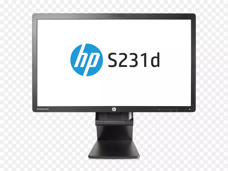 �ʼǱ�������ʾ��hp elitedisplay s231 d led������hewlett-Packard ips���-ϥ���͵���-������