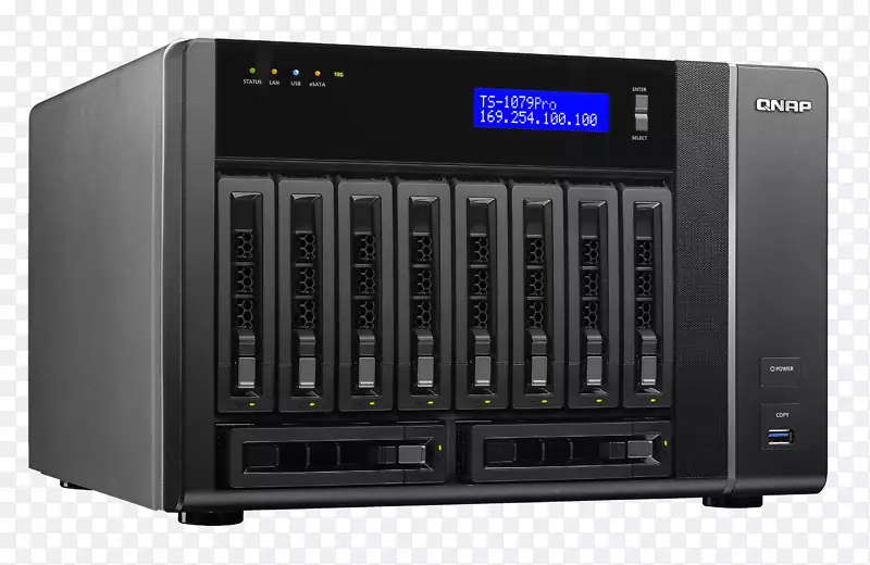 ����洢ϵͳQNAPϵͳ��˾����¼������ݴ洢qnap ts.ec1080 pro prokless 10 bay nas ts.ec1080-������