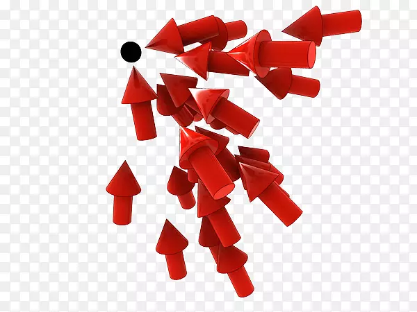 �ʼǱ�����macintosh������ʾ�ֱ���ǽֽ-һ����ɫ��ͷ�ƶ���һ����ɫ��Ŀ�ꡣ-������