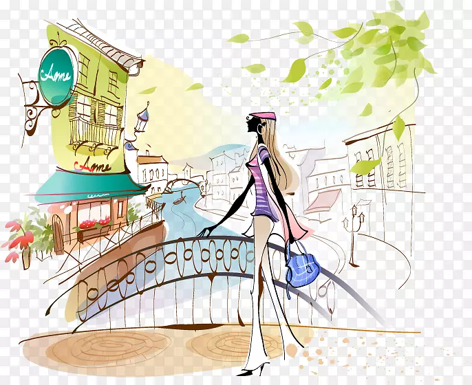 ʱ�л滭��ͼ-ʱ��Ů��-������