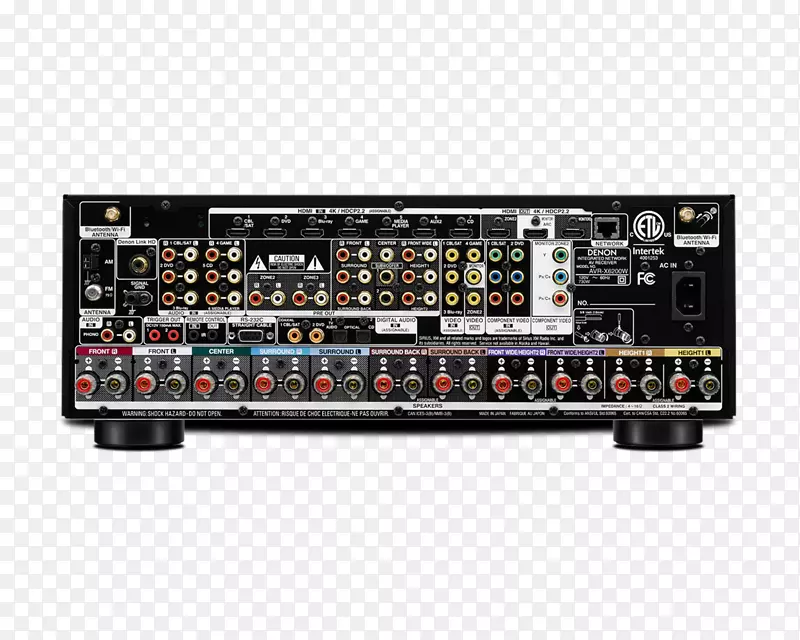 AV���ջ�Denon AVR-x6200 w 1260-����9.2ͨ����ͥӰԺ���ջ���Ƶ�űȰ���Ī˹���л���-������