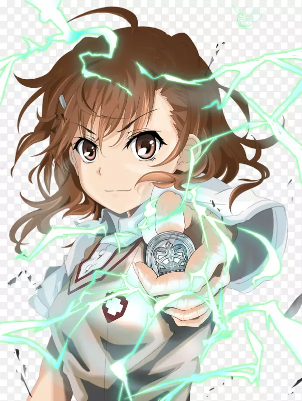 Mikoto Misaka��������һ�ſ�ѧ�Ĺ���ڣ�һ�����������-����ͨ-������
