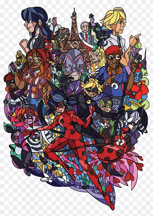 è�����ﰲ������˹�ز�ɫ����Marinette-cat-������