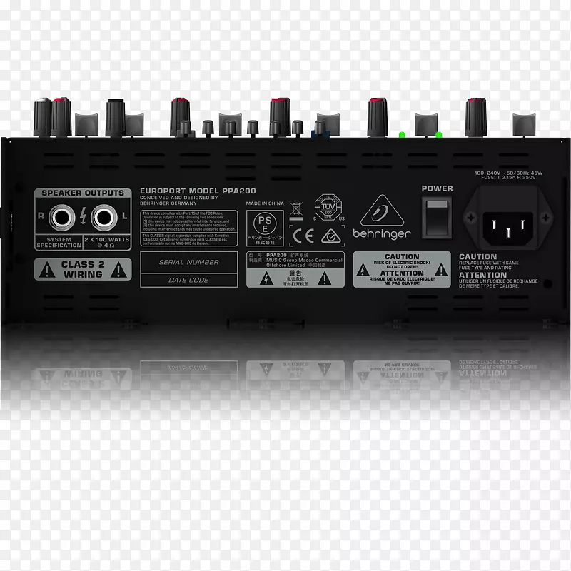 ��Ͳ�����㲥ϵͳBehringer Europort ppa2000bt�������ն˻�����-������