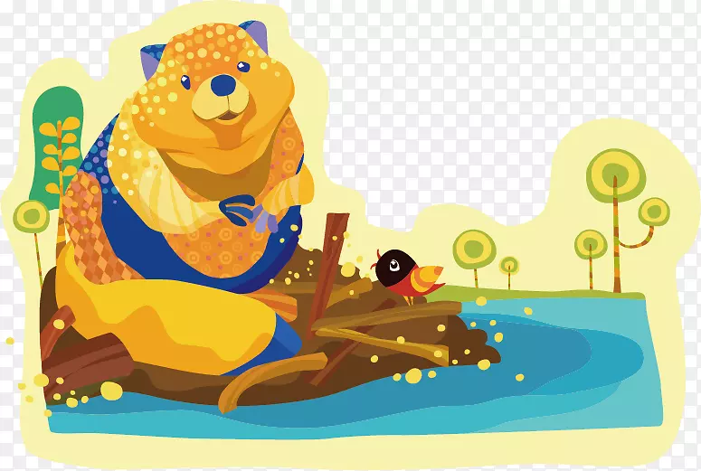 ��ͯ��ͨˮ�ʻ���ͼ-���ں�̲����ˣ-������