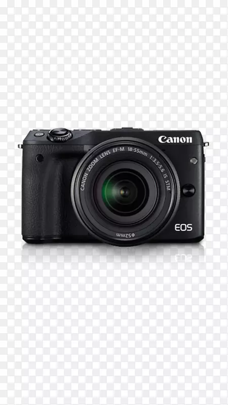 ����eos m_3����͸����װ��ũ-m 22 mm��ͷ����e-m 18-55 mm��ͷ-�����-������