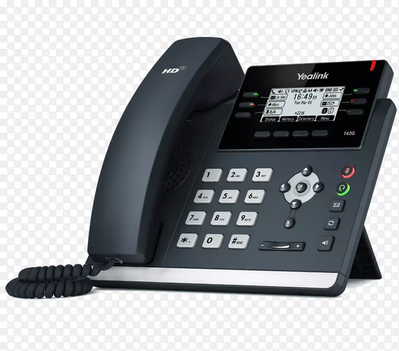 VoIP�绰�Ự����Э��yalink SIP-t42g�绰������Ƶ-voip-������