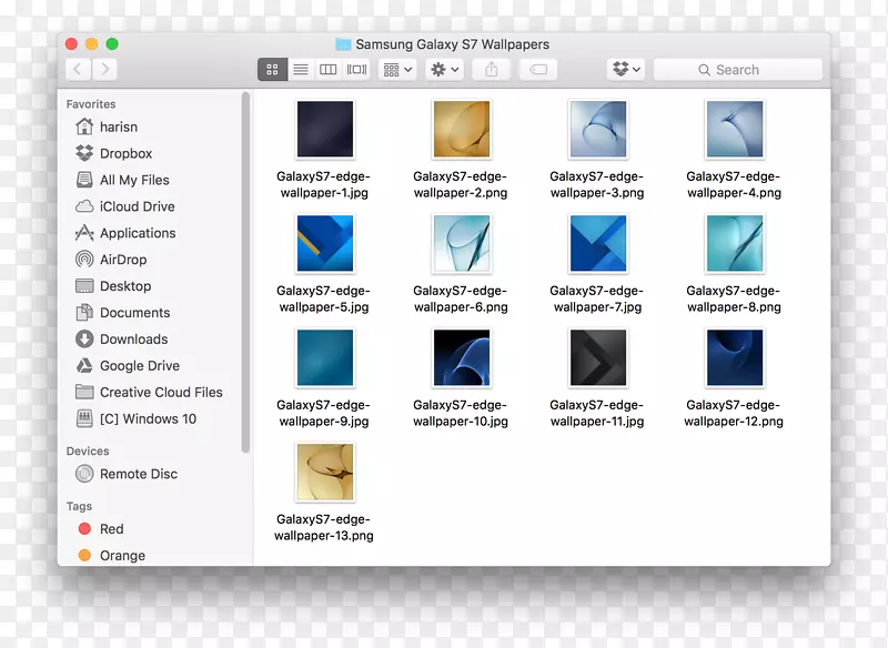 ���������MacOSĿ¼������-Galaxy S7-������