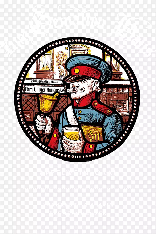 Zum gemalten haus house apfelwein��������-������