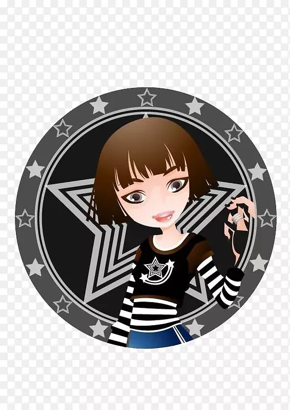 Adobe�廭-Ư���Ķ̷�Ů��-������