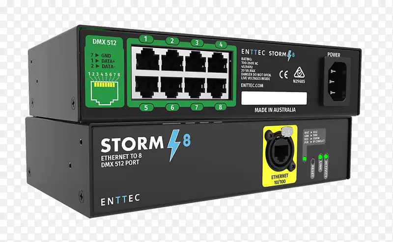 ��̫���ϵ�dmx 512��Դ.net 8p8c.��̫���ϵĵ�λЭ��-������