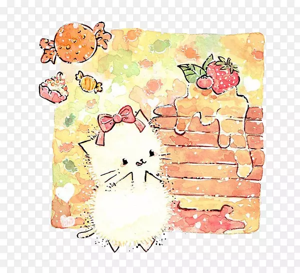 �滭�����廭ˮ�ʻ���ͼ-��è-������