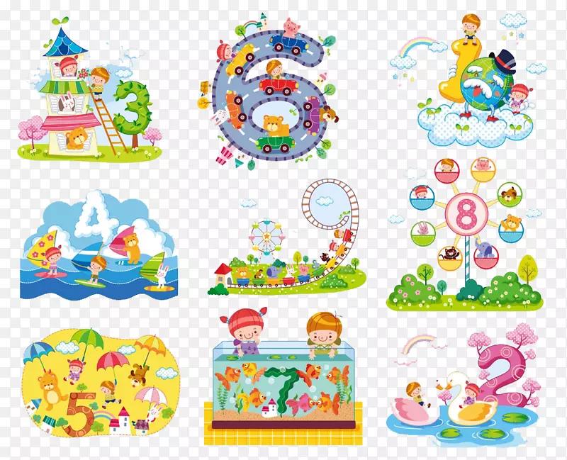 ���ֶ�ͯ��ͨ-��ɫͼ��-������