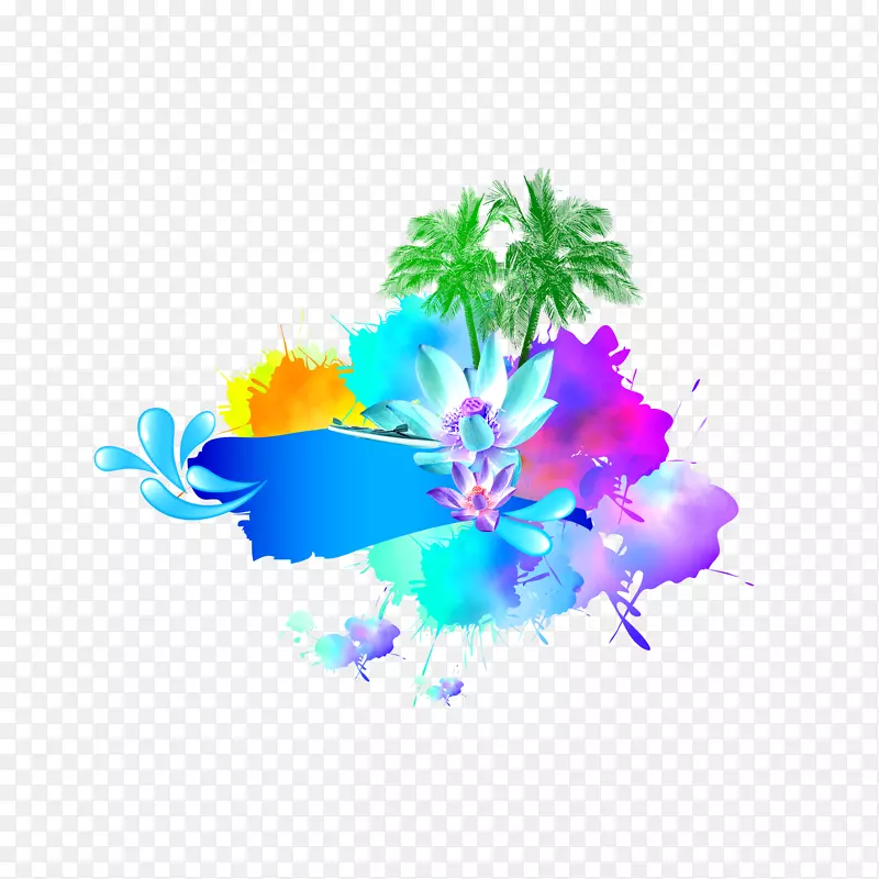 ˮ�ʻ�-��ɫ����������������-������